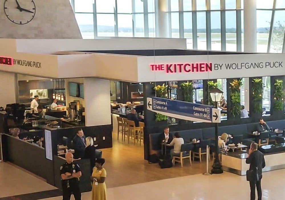 Exterior of The Kitchen by Wolfgang Puck.
